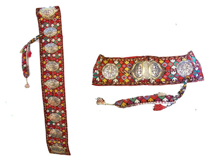 1788 Kamar (men's belt). Bukhara , Eighteenth-century